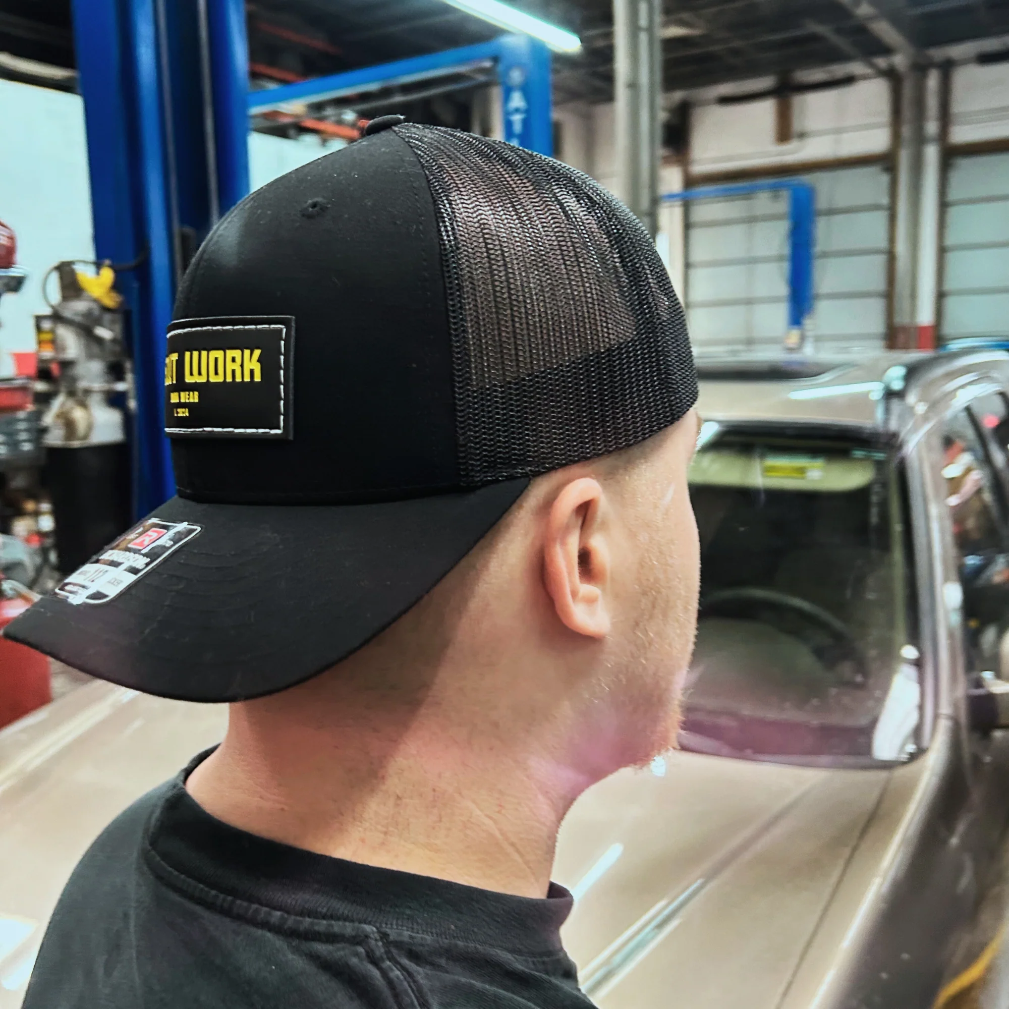 AW Richardson 112 Black Snapback - Image 3