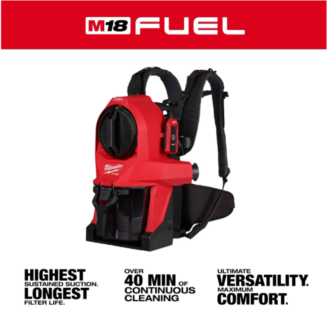 M18 FUEL 3-in-1 Backpack Vacuum 0895-20 with Free XC5.0 Battery - Image 2