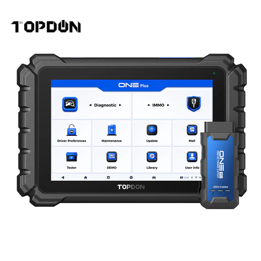 TOPDON TDONEPLUS 10.1" Professional Advanced Automotive Diagnostic Scan Tool with J2534 ECU Programmer - Image 5
