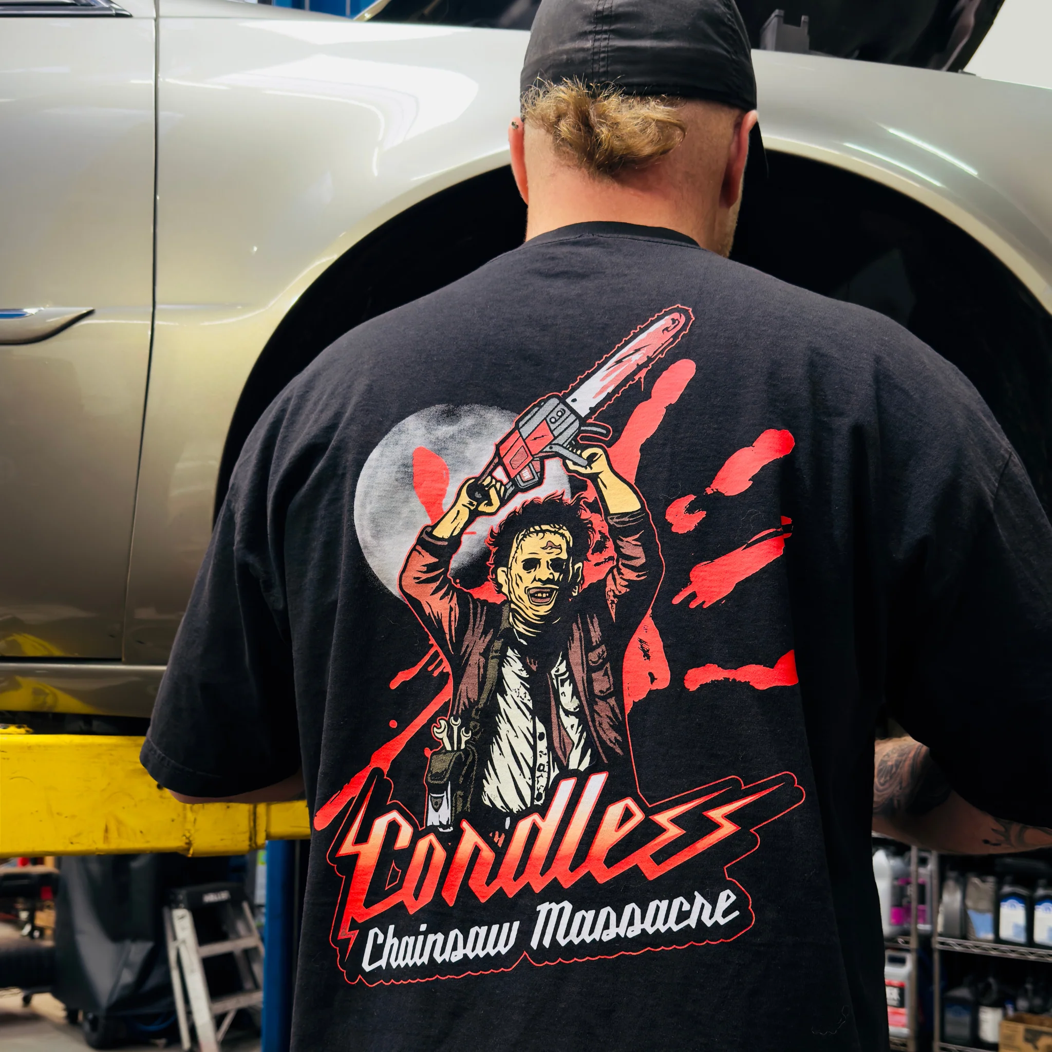 Cordless Chainsaw T-Shirt - Image 4
