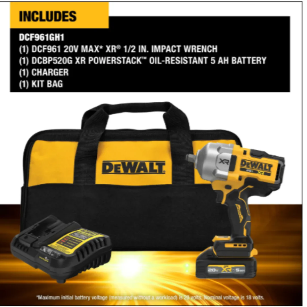 Dewalt 1/2" Impact Wrench & Ratchet Bundle - Image 2